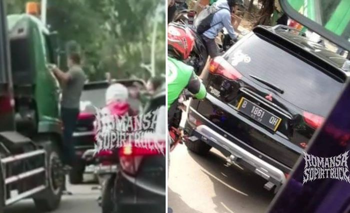 Viral pengemudi Mitsubishi Pajero Sport yang todongkan pistol dan aniaya sopir truk kontainer di Jakarta Utara, Sabtu (26/06/2021), ternyata pakai pelat nomor palsu.
