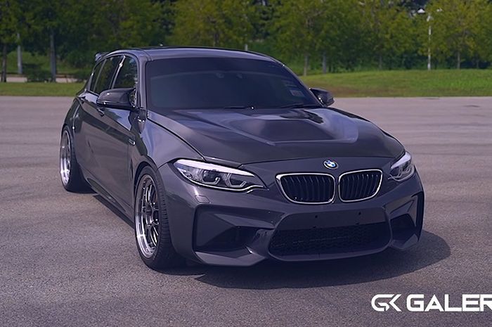 Modifikasi BMW Seri-1 F20 116i tampil sangar cangkok wajah BMW M2