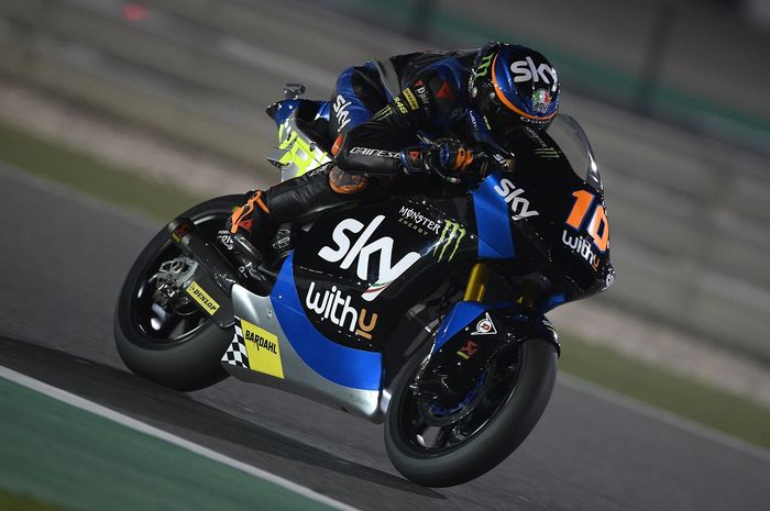 Gagal raih pole position di Moto2 Qatar, Luca Marini mengaku tak kecewa karena start posisi kedua tak terlalu buruk