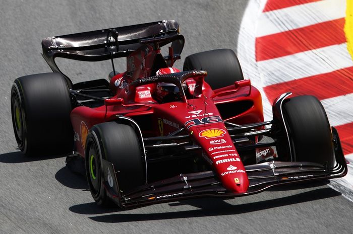 Charles Leclerc memimpin dominasi Ferrari di FP1 F1 Spanyol 2022