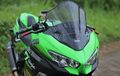 New Kawasaki Ninja 250 Makin Sporty, Windshield Jenong Bisa Jadi Solusi