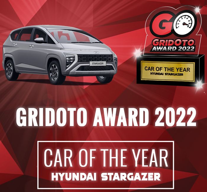 Hyundai Stargazer dinobatkan jadi Car of The Year di GridOto Award 2022