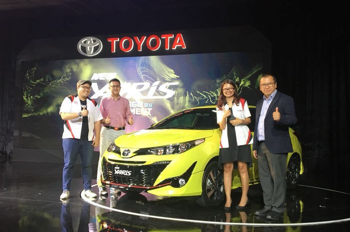 Komunitas Toyota Yaris Club Indonesia ikut hadir dalam launching New Yaris