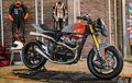 Royal Enfield Continental GT 650, Swing Arm Sebelah, Gaya Flat Track