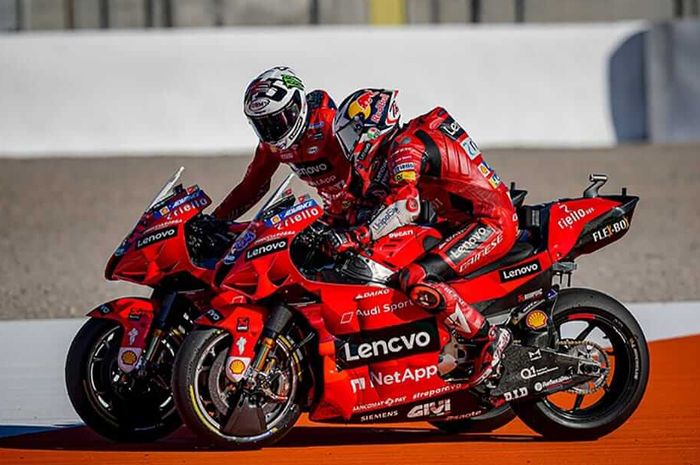 Francesco Bagnaia berharap Jack Miller bisa tampil baik awal MotoGP 2022 agar bisa dapat kontrak baru dari Ducati