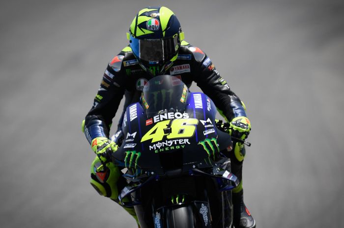 Maverick Vinales dan Valentino Rossi tampil dengan luar biasa dengan membawa Yamaha mendominasi di FP1 MotoGP Andalusia 2020, 