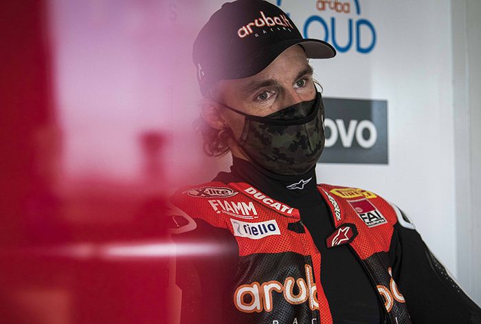 Chaz Davies kini menjadi bidikan Aprilia untuk berkiprah di MotoGP. 