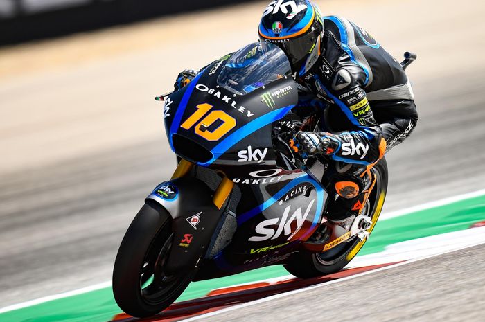 Adik Valentino Rossi, Luca Marini masih terlalu perkasa saat FP2 Moto2 Italia, sedangka pembalap Indonesia Dimas Ekky mengalami peningkatan
