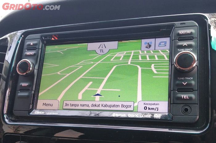 GPS navigasi membantu sebagai petunjuk arah