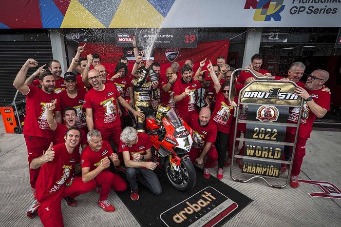 Bos Ducati, Paolo Ciabatti menungkap kunci sukses Alvaro Bautista meraih gelar juara dunia WSBK 2022