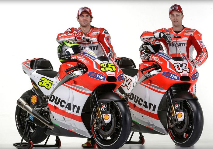 Suku cadang berasal dari mesin motor Desmosedici yang pernah digunakan oleh Andrea Dovizioso dan Cal Crutchlow