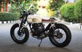 Dirombak Jadi Cafe Racer, Kawasaki W175 Ini Jadi Pajangan Cafe