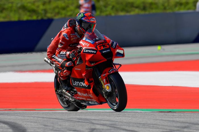 Francesco Bagnaia menjadi pembalap tercepat di FP3 MotoGP Styria 2021