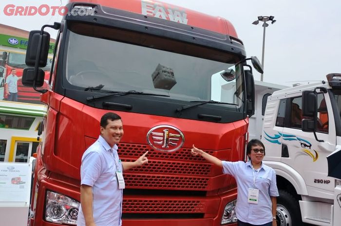 FAW Trucks hadir di Mining Expo Indonesia 2022