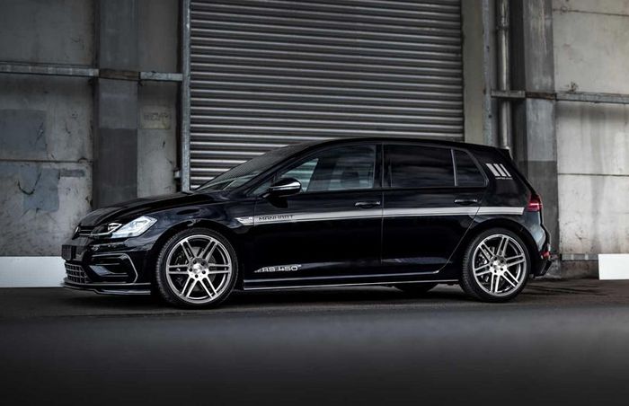 Modifikasi VW Golf R Mk7 mendapat pelek Manhart Concave One ukuran 19 inci 