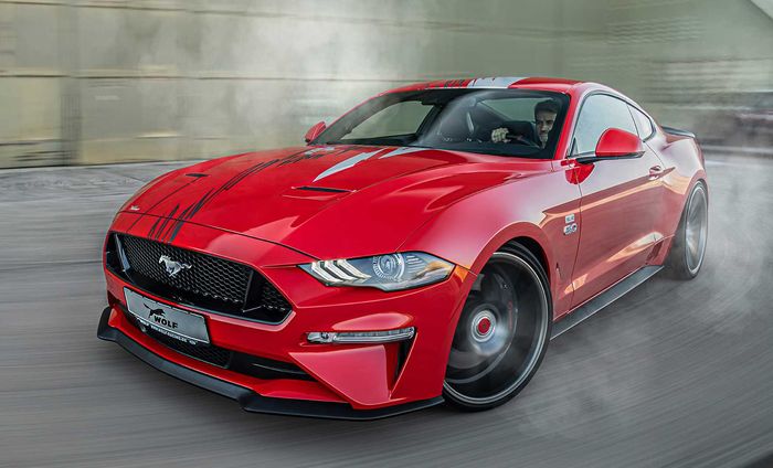 Modifikasi Ford Mustang bertenaga 735 dk hasil garapan Wolf Racing, Jerman