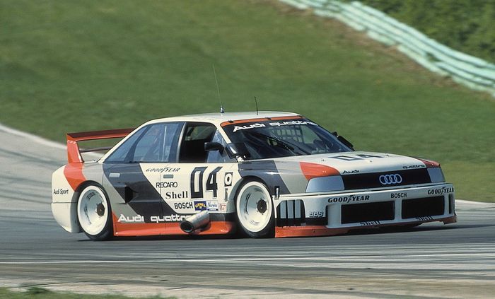 Mobil balap GTO yang ikut diajang IMSA musim 1989, Audi 90 Quattro IMSA GTO.