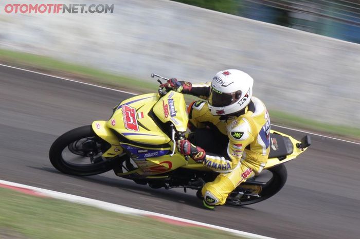 Gupito Kresna dari tim Yamaha SND, pakai on board camera canggih kayak di MotoGP