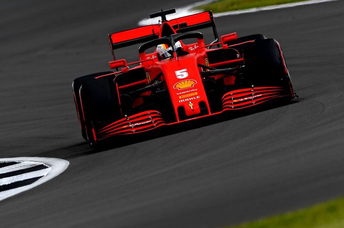Hanya mampu meraih posisi ke-10, Sebastias kembali kecewa Ferrari melempem di kualifikasi F1 Inggris 2020