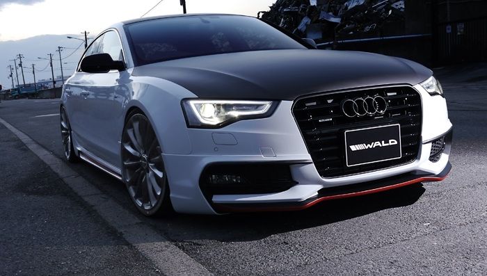 Tampilan depan modifikasi Audi A5 Sportback garapan Wald