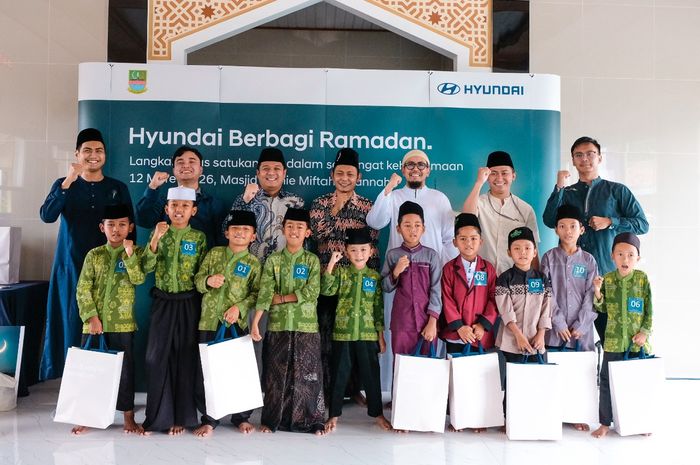 Kegiatan Hyundai Berbagi Ramadhan yang diselenggarakan oleh PT Hyundai Motor Manufacturing Indonesia (HMMI)