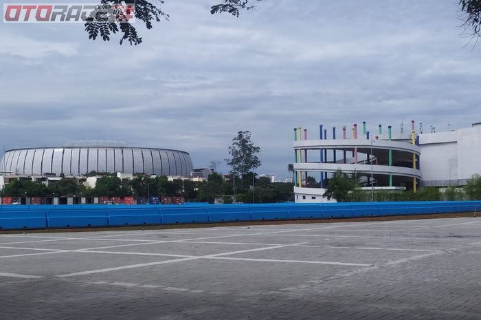 Area grandstand sirkuit Formula E Jakarta di Ancol paling enak untuk digunakan menonton dan juga paling murah. 