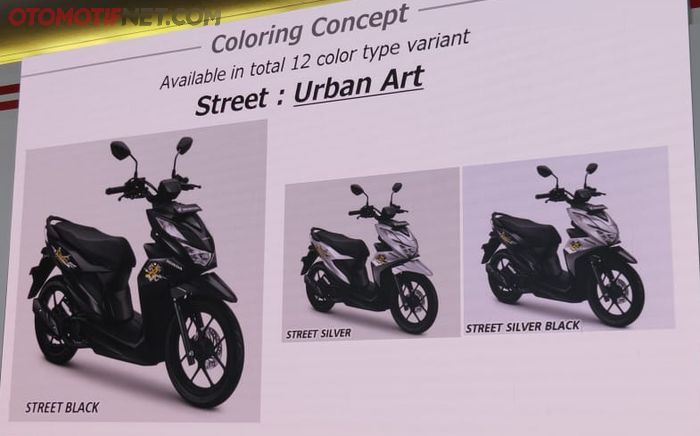 Pilihan warna All New Honda BeAT Street, salah satunya adalah Street Black