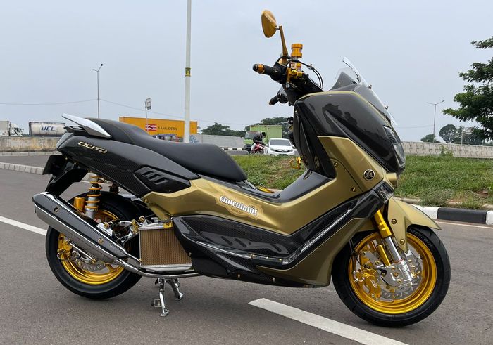 Yamaha NMAX upgrade kaki-kaki cangkok pelek RCB FG 506