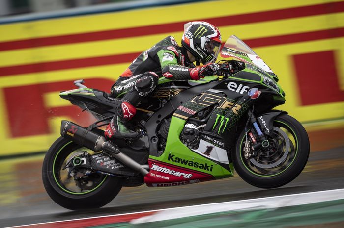 Banyak Crash! Jonathan Rea tampil tanpa celah, sementara Scott Redding gagal meraih podium di Race 1 WSBK Prancis 2020