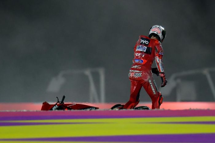 Francesco Bagnaia mengungkapkan kekecewaannya usai MotoGP Qatar 2022, ia merasa dijadikan test rider oleh pabrikan Ducati