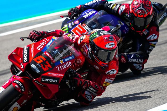 Bersaing melawan 8 motor, Fabio Quartararo memberikan pandangannya mengenai Ducati Desmosedici GP di MotoGP 2022