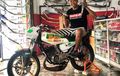 Modifikasi Sokbreker Belakang Yamaha RX-King Buat Balap, Lebih Murah!