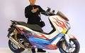 Yamaha NMAX Noriyuki Haga Rainbow, Satukan Api dan Salju, Juara Daily Customaxi Bekasi 2020