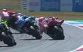 Kasih 4 Jempol! Video Marc Marquez Hampir Celaka Disenggol Alex Rins Tapi Bisa Selamat