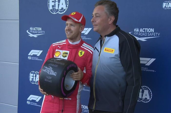 Sebastian Vettel gondol pole position ketiga kalinya di musim ini di F1 Azerbaijan