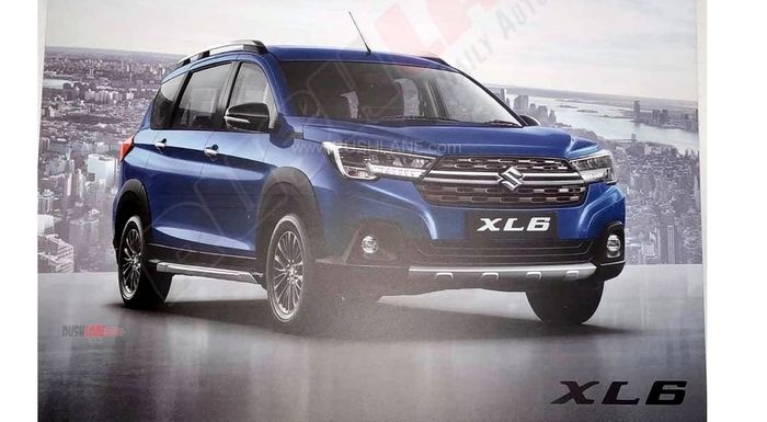 Brosur Suzuki XL6 di India.