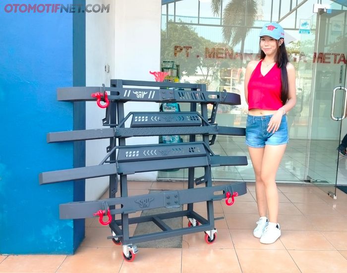 Jejeran bumper tow bar untuk berbagai jenis kendaraan bikinan SRV Indonesia