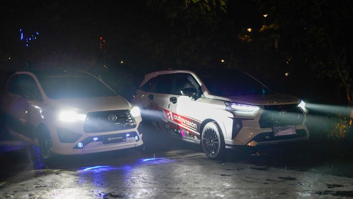 Setelah menggunakan lampu Autovision LED Carbon Apex