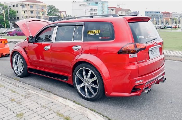 Modifikasi Mitsubishi Pajero Sport lama dengan tampilan klimis