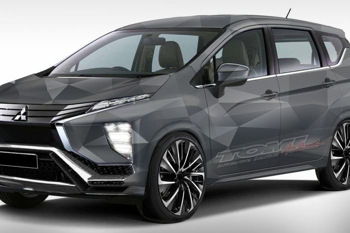 Mitsubishi Xpander dengan modifikasi digital