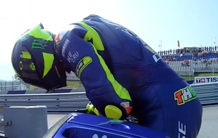 Valentino Rossi di FP1 MotoGP Austria