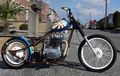 Si Biru Seksi Yamaha XS650 Custom Chopper