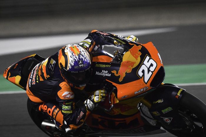 Raul Fernandez asapi Fabio Di Giannantonio, dua wakil Pertamina Mandalika SAG Team kedodoran di Hasil FP2 Moto2 Doha 2021 