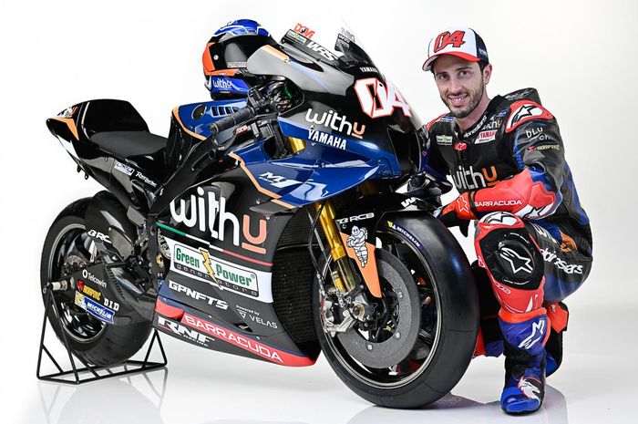 Andrea Dovizioso kembali berkompetisi satu musim penuh di MotoGP 2022 bersama tim WithU Yamaha RNF MotoGP Racing