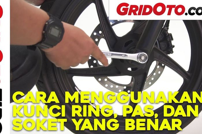 Cara pakai kunci ring, pas, dan kunci soket yang benar