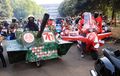 Rayakan Hari Kemerdekaan dan Ulang Tahun Komunitas, Kutu Community Gelar Lomba Vespa Hias di Bali