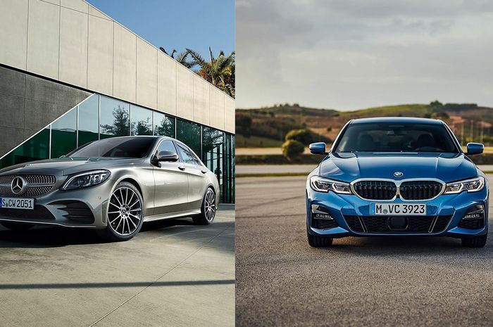 Akun instagram induk perusahaan Mercedes-Benz dan BMW sama-sama mem-posting gambar mobil satu sama lain di akun mereka, ada apa ya? 