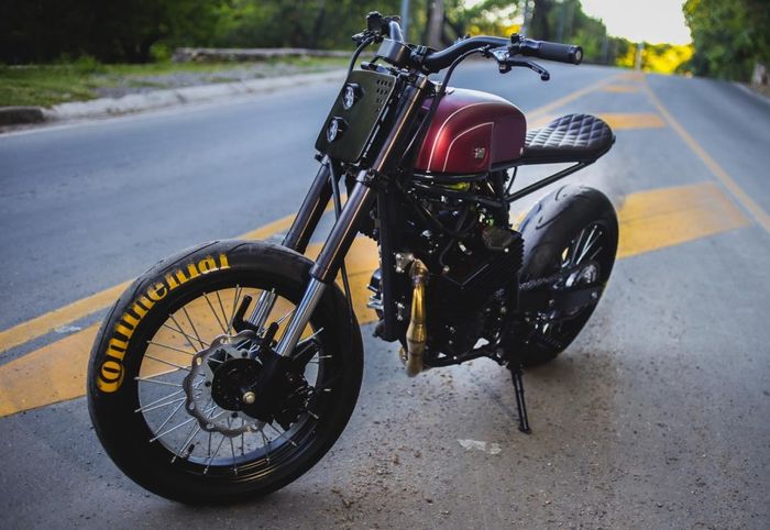 Honda XR250 custom dari Lucky Customs, dilansir oleh Pipeburn.com