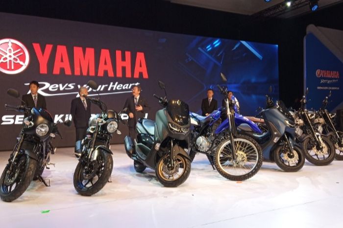 All New Yamaha NMAX, XSR 155, WR 155R meluncur di Jakarta.