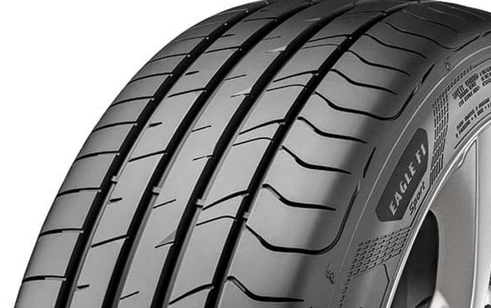 Alur kembangan ban Goodyear Eagle F1 Sport
